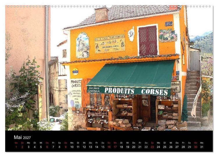 Produktbild: Korsika - Mediterrane Vielfalt (hochwertiger Premium Wandkalender 2027 DIN A2 quer), Kunstdruck in Hochglanz