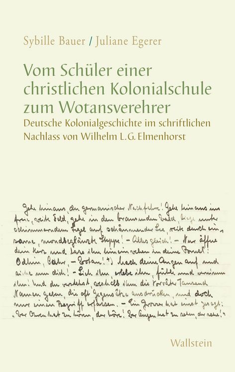 Produktbild: Vom Sch&uuml;ler einer christlichen Kolonialschule zum Wotansverehrer