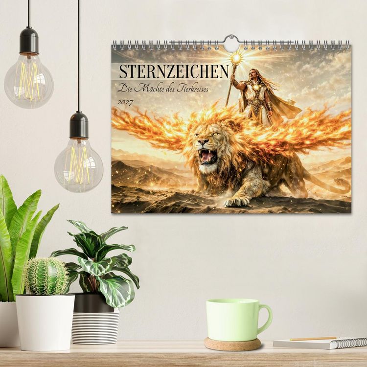 Produktbild: Sternzeichen - Die M&auml;chte des Tierkreises (Wandkalender 2027 DIN A4 quer), CALVENDO Monatskalender
