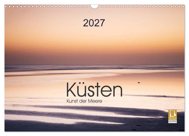 Produktbild: K&uuml;sten - Kunst der Meere (Wandkalender 2027 DIN A3 quer), CALVENDO Monatskalender
