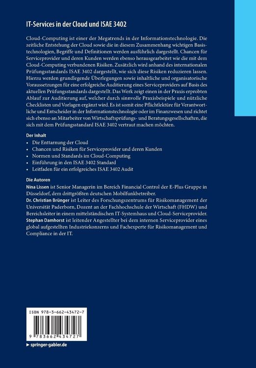 Produktbild: IT-Services in der Cloud und ISAE 3402