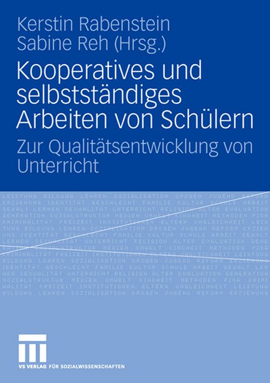 Produktbild: Kooperatives und selbst&auml;ndiges Arbeiten von Sch&uuml;lern