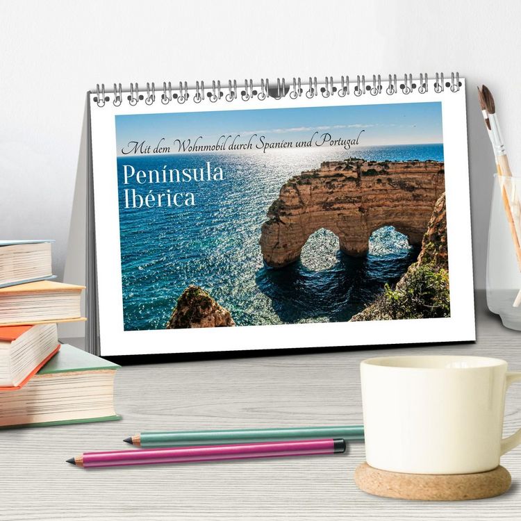 Produktbild: Pen&iacute;nsula Ib&eacute;rica (Tischkalender 2027 DIN A5 quer), CALVENDO Monatskalender