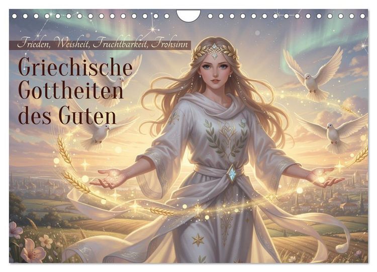 Produktbild: Griechische Gottheiten des Guten (Wandkalender 2027 DIN A4 quer), CALVENDO Monatskalender