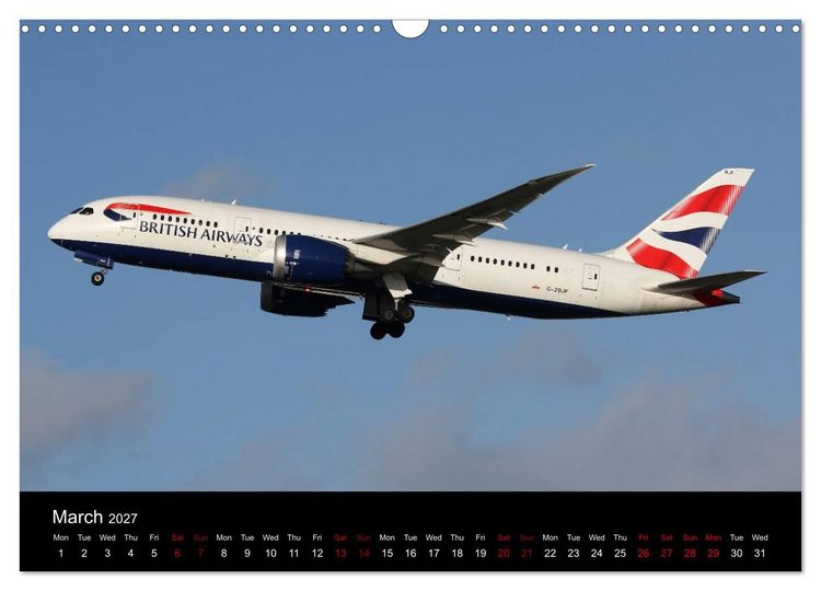 Produktbild: 787 - The Dream Liner (Wall Calendar 2027 DIN A3 landscape), CALVENDO 12 Month Wall Calendar