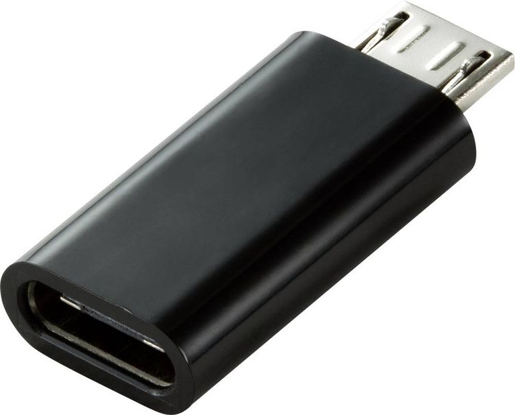 Produktbild: Renkforce USB 2.0 Adapter [1x USB 2.0 Stecker Micro-B - 1x USB-C&reg; Buchse]