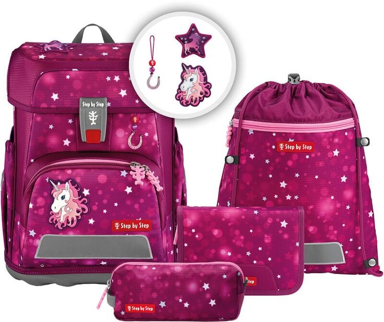 Produktbild: STEP BY STEP&reg; Schulrucksack-Set Cloud 5teilig, Sweet Unicorn Nuala
