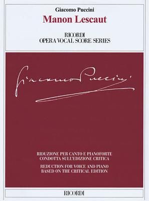 Produktbild: Manon Lescaut Ricordi Opera Vocal Score Series
