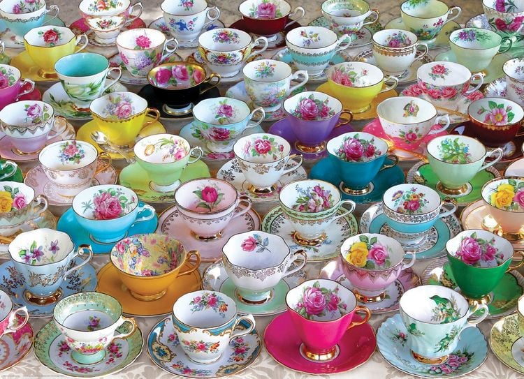 Produktbild: TEACUP COLL 1000PC PUZZLE