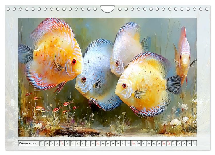 Produktbild: Aquariumfische. Farbenpracht im S&uuml;&szlig;wasserbecken (Wandkalender 2027 DIN A4 quer), CALVENDO Monatskalender