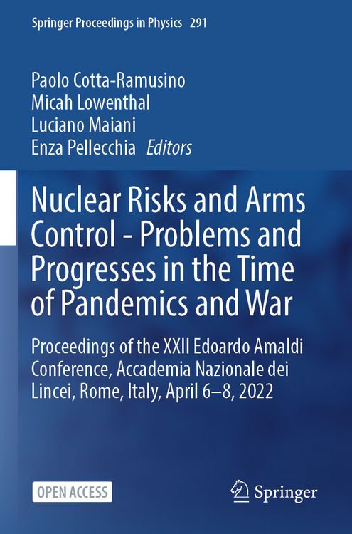 Produktbild: Nuclear Risks and Arms Control - Problems and Progresses in the Time of Pandemics and War