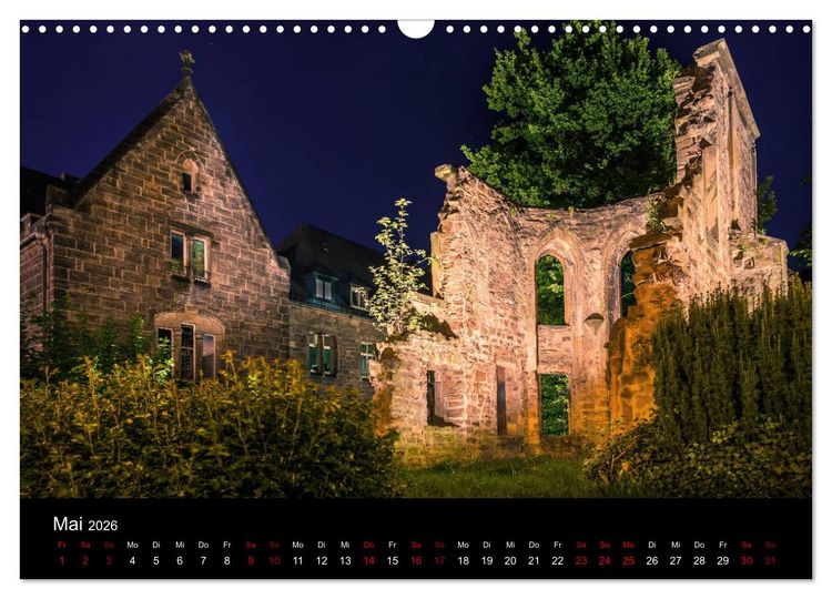 Produktbild: M&auml;rchenhaftes Marburg (Wandkalender 2026 DIN A3 quer), CALVENDO Monatskalender