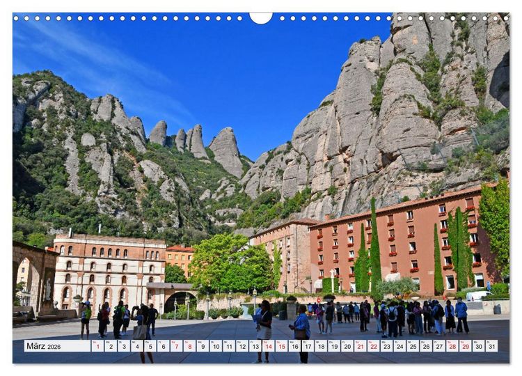 Produktbild: MONTSERRAT in Katalonien (Wandkalender 2026 DIN A3 quer), CALVENDO Monatskalender