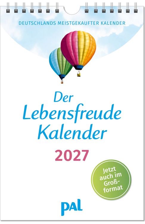 Produktbild: Der Lebensfreude-Kalender 2027 im Gro&szlig;format