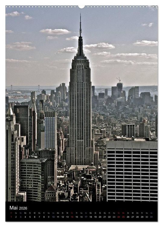 Produktbild: New York City 2026 &bull; Classic Views (Wandkalender 2026 DIN A2 hoch), CALVENDO Monatskalender