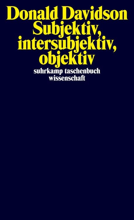 Produktbild: Subjektiv, intersubjektiv, objektiv