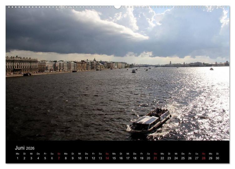 Produktbild: St. Petersburg (hochwertiger Premium Wandkalender 2026 DIN A2 quer), Kunstdruck in Hochglanz