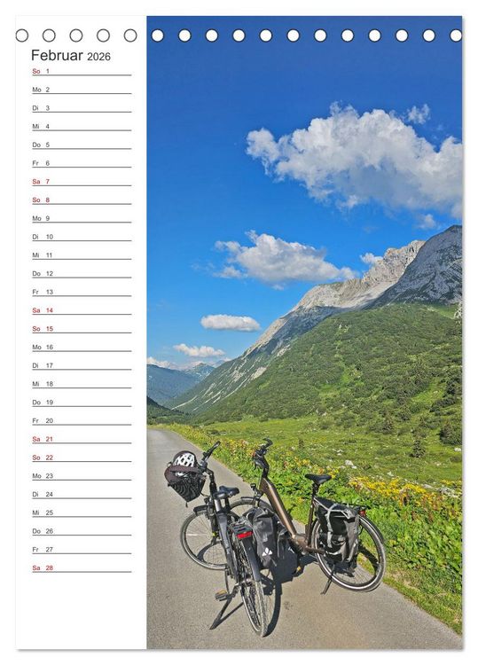 Produktbild: Auf dem Lechradweg - Zwischen Formarinsee und Landsberg am Lech (Tischkalender 2026 DIN A5 hoch), CALVENDO Monatskalender