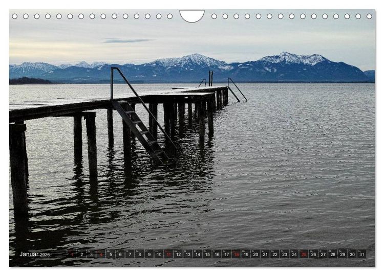 Produktbild: Stille Tage am Chiemsee (Wandkalender 2026 DIN A4 quer), CALVENDO Monatskalender