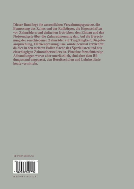 Produktbild: Das Berechnen von Zahnr&auml;dern und Getriebe-Verzahnungen