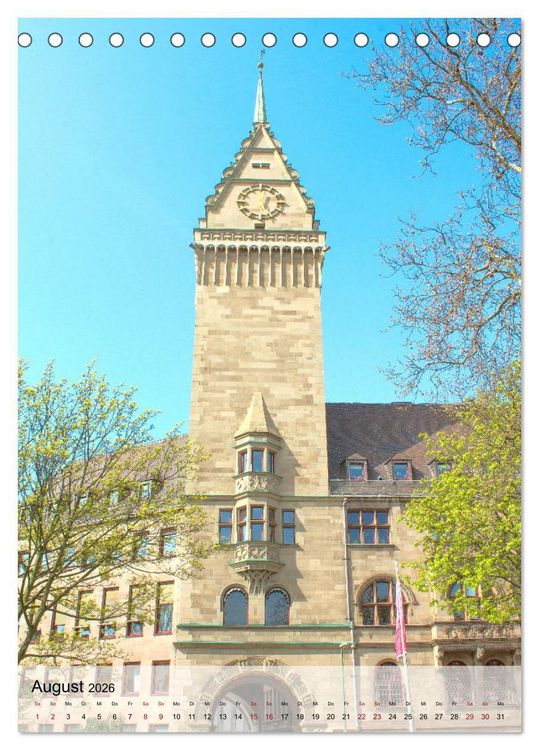 Produktbild: Historisches Duisburg (Tischkalender 2026 DIN A5 hoch), CALVENDO Monatskalender