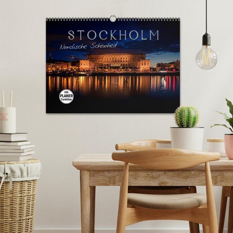 Produktbild: Stockholm - Nordische Sch&ouml;nheit (Wandkalender 2026 DIN A3 quer), CALVENDO Monatskalender