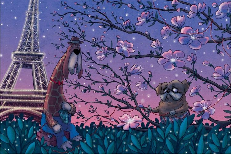 Produktbild: Giraffenhund und Kratzb&uuml;rste - Eine Reise nach Paris