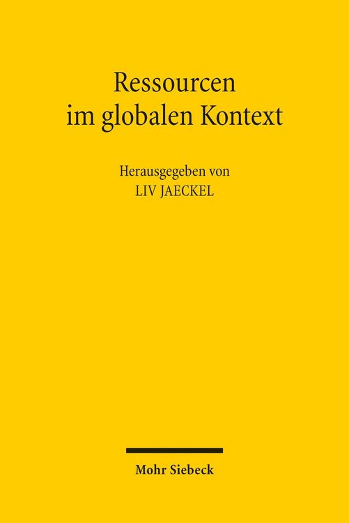 Produktbild: Ressourcen im globalen Kontext
