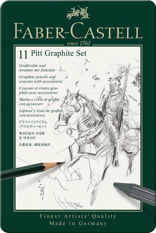 Produktbild: Faber-Castell Set Pitt Graphite kleines Set 11er Metalletui