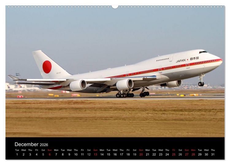 Produktbild: World of Planes (High Quality Premium Wall Calendar 2026 DIN A2 landscape),CALVENDO 12 Month Wall Calendar