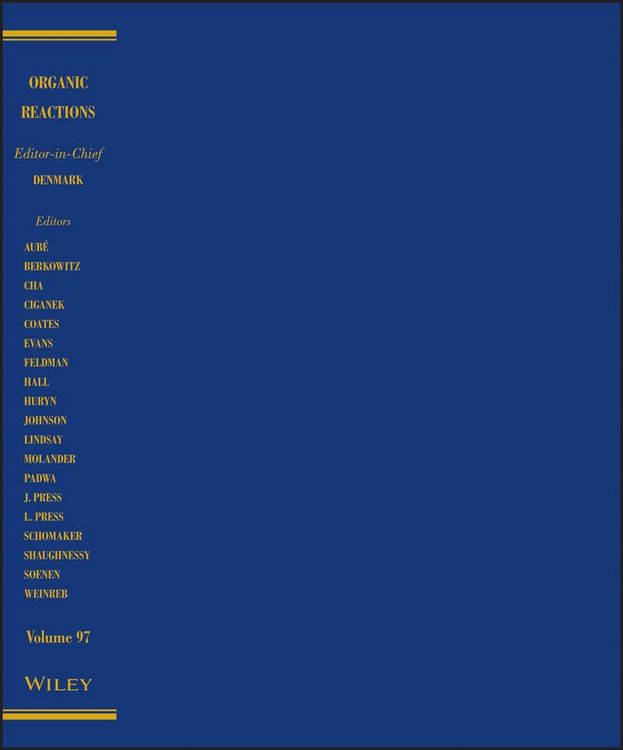 Produktbild: Organic Reactions, Volume 97