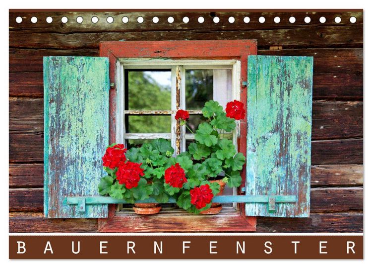 Produktbild: Bauernfenster (Tischkalender 2026 DIN A5 quer), CALVENDO Monatskalender