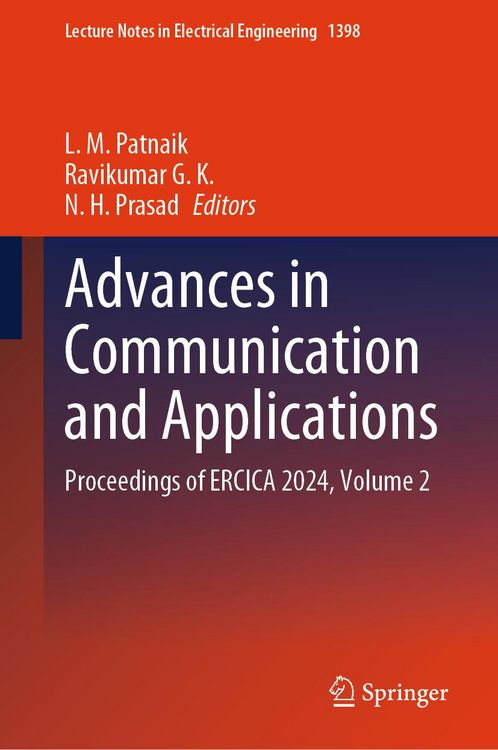 Produktbild: Advances in Communication and Applications