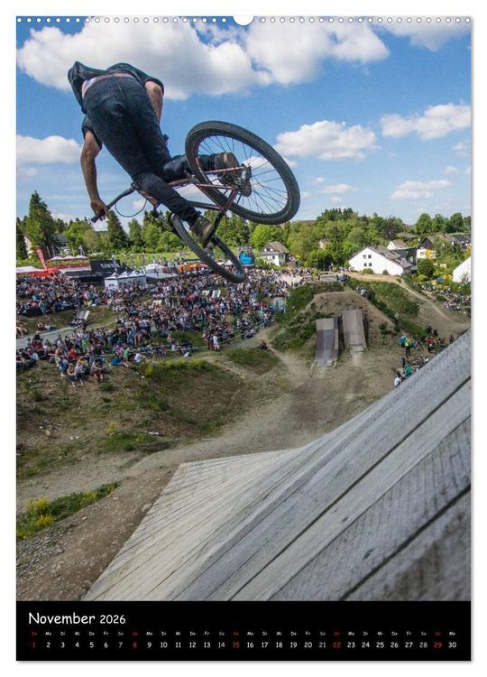 Produktbild: Slopestyle Extrembiking (hochwertiger Premium Wandkalender 2026 DIN A2 hoch), Kunstdruck in Hochglanz