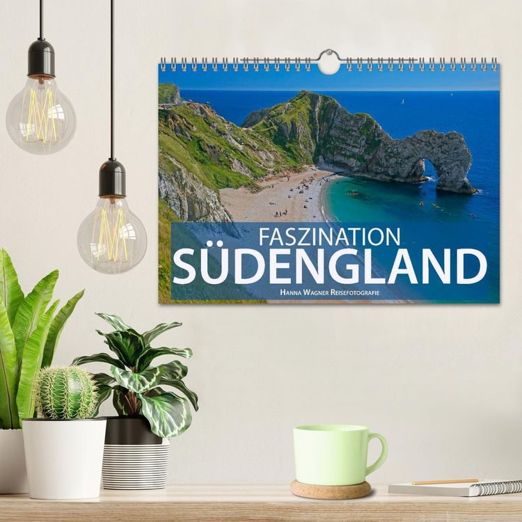 Produktbild: Faszination S&uuml;dengland (Wandkalender 2026 DIN A4 quer), CALVENDO Monatskalender