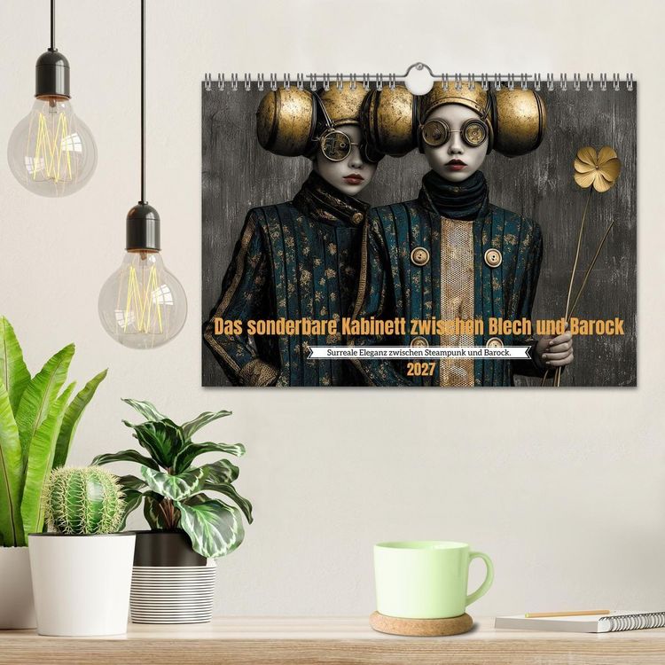 Produktbild: Das sonderbare Kabinett zwischen Blech und Barock (Wandkalender 2027 DIN A4 quer), CALVENDO Monatskalender
