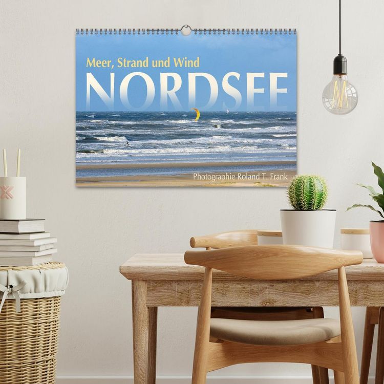 Produktbild: Nordsee, Meer, Strand und Wind (Wandkalender 2026 DIN A3 quer), CALVENDO Monatskalender
