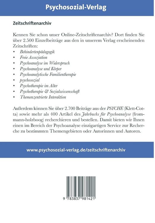 Produktbild: Psychosozial 141: Perfektionierung und Destruktivit&auml;t