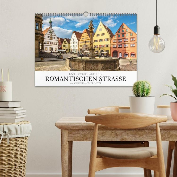 Produktbild: Unterwegs auf der Romantischen Strasse (Wandkalender 2027 DIN A3 quer), CALVENDO Monatskalender