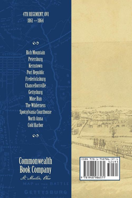 Produktbild: History of the Three Months' and Three Years' Service From April 16th, 1861, to June 22d, 1864, of the Fourth Regiment Ohio Volunteer Infantry in the