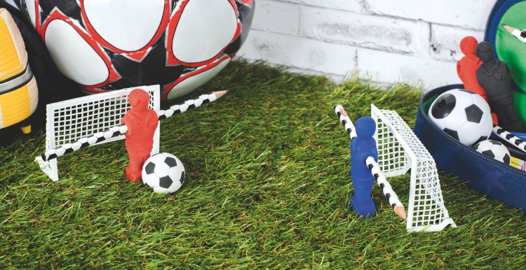 Produktbild: Brunnen Display Radiergummi Fu&szlig;ball