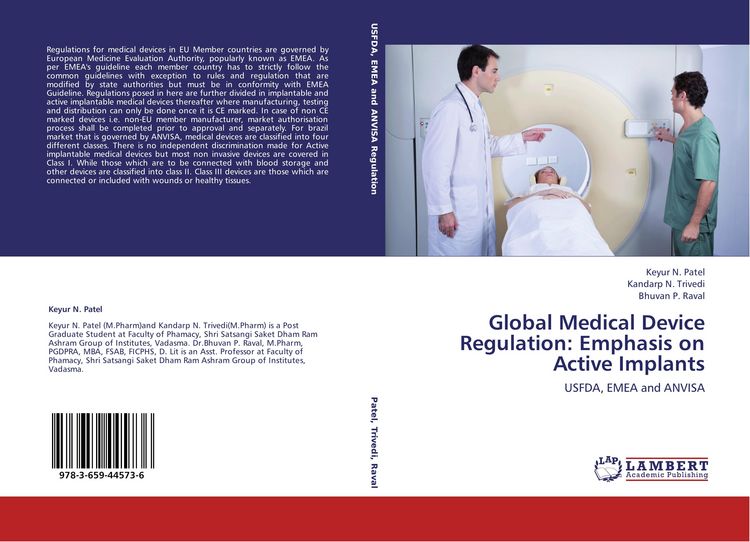 Produktbild: Global Medical Device Regulation: Emphasis on Active Implants