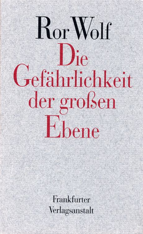 Produktbild: Die Gef&auml;hrlichkeit der gro&szlig;en Ebene (Gebundene Ausgabe)