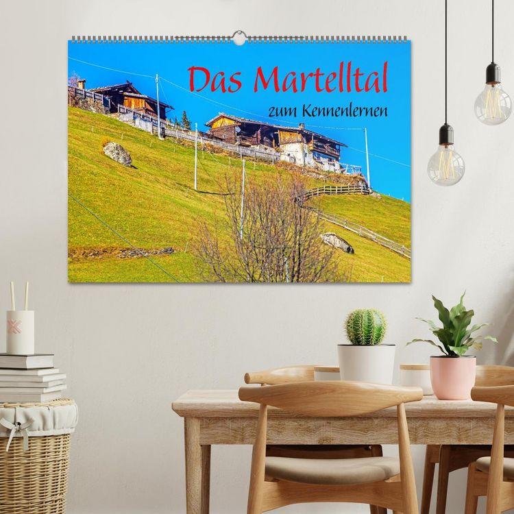 Produktbild: Das Martelltal zum Kennenlernen (Wandkalender 2027 DIN A2 quer), CALVENDO Monatskalender