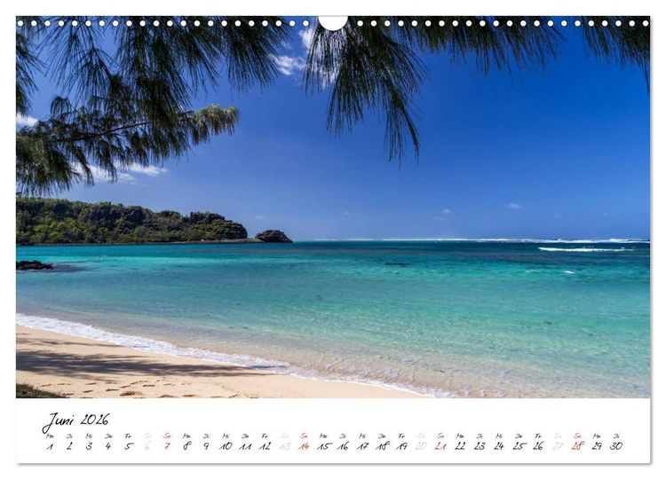 Produktbild: Mauritius - Insel zum Durchatmen (Wandkalender 2026 DIN A3 quer), CALVENDO Monatskalender