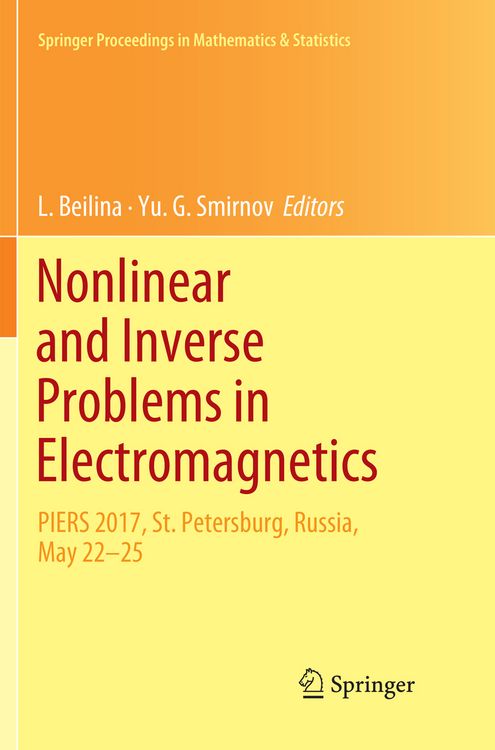 Produktbild: Nonlinear and Inverse Problems in Electromagnetics