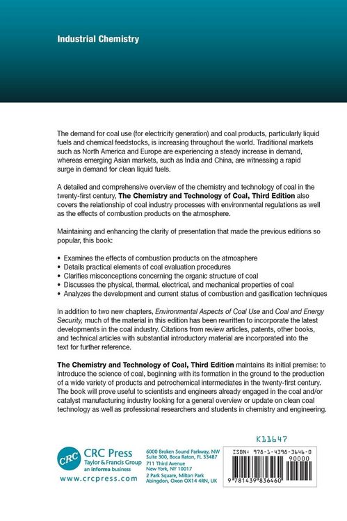 Produktbild: The Chemistry and Technology of Coal