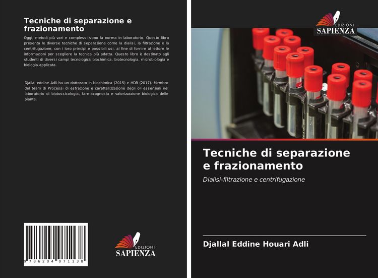 Produktbild: Tecniche di separazione e frazionamento