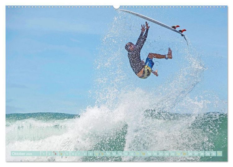 Produktbild: Surfen: Die perfekte Welle finden - Edition Funsport (Wandkalender 2026 DIN A2 quer), CALVENDO Monatskalender