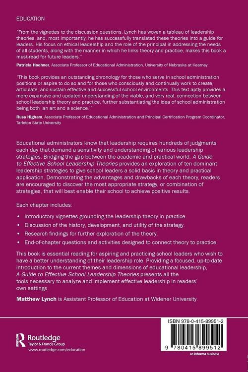 Produktbild: A Guide to Effective School Leadership Theories